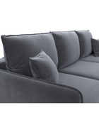 Диван угловой «Лига – 064», НПБ, механизм тик-так, угол универсальный, цвет серый  (артикул 10998827)  большой выбор товаров оптом и в розницу по низким ценам с доставкой