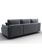 Диван угловой «Лига – 064», НПБ, механизм тик-так, угол универсальный, цвет серый  (артикул 10998827)  большой выбор товаров оптом и в розницу по низким ценам с доставкой