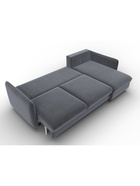 Диван угловой «Лига – 064», НПБ, механизм тик-так, угол универсальный, цвет серый  (артикул 10998827)  большой выбор товаров оптом и в розницу по низким ценам с доставкой