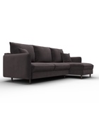 Диван угловой «Лига – 064», НПБ, механизм тик-так, угол универсальный, цвет коричневый  (артикул 10998828)  большой выбор товаров оптом и в розницу по низким ценам с доставкой