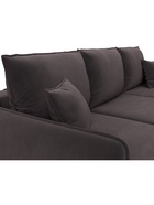 Диван угловой «Лига – 064», НПБ, механизм тик-так, угол универсальный, цвет коричневый  (артикул 10998828)  большой выбор товаров оптом и в розницу по низким ценам с доставкой