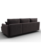 Диван угловой «Лига – 064», НПБ, механизм тик-так, угол универсальный, цвет коричневый  (артикул 10998828)  большой выбор товаров оптом и в розницу по низким ценам с доставкой