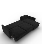 Диван угловой «Лига – 064», НПБ, механизм тик-так, угол универсальный, цвет черный  (артикул 10998829)  большой выбор товаров оптом и в розницу по низким ценам с доставкой