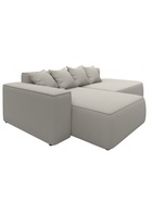 Диван угловой «Лига – 065», ППУ, механизм еврокнижка, угол левый, цвет бежевый  (артикул 10998831)  большой выбор товаров оптом и в розницу по низким ценам с доставкой