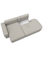 Диван угловой «Лига – 065», ППУ, механизм еврокнижка, угол левый, цвет бежевый  (артикул 10998831)  большой выбор товаров оптом и в розницу по низким ценам с доставкой