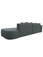 Диван угловой «Лига – 065», ППУ, механизм еврокнижка, угол левый, цвет серый  (артикул 10998833)  большой выбор товаров оптом и в розницу по низким ценам с доставкой