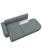 Диван угловой «Лига – 065», ППУ, механизм еврокнижка, угол левый, цвет серый  (артикул 10998833)  большой выбор товаров оптом и в розницу по низким ценам с доставкой