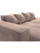 Диван угловой «Лига – 065», ППУ, механизм еврокнижка, угол левый, цвет бежевый  (артикул 10998834)  большой выбор товаров оптом и в розницу по низким ценам с доставкой