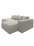 Диван угловой «Лига – 065», ППУ, механизм еврокнижка, угол правый, цвет бежевый  (артикул 10998837)  большой выбор товаров оптом и в розницу по низким ценам с доставкой