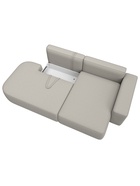 Диван угловой «Лига – 065», ППУ, механизм еврокнижка, угол правый, цвет бежевый  (артикул 10998837)  большой выбор товаров оптом и в розницу по низким ценам с доставкой