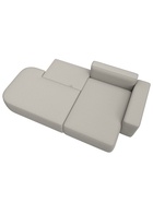 Диван угловой «Лига – 065», ППУ, механизм еврокнижка, угол правый, цвет бежевый  (артикул 10998837)  большой выбор товаров оптом и в розницу по низким ценам с доставкой