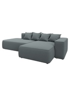 Диван угловой «Лига – 065», ППУ, механизм еврокнижка, угол правый, цвет серый  (артикул 10998839)  большой выбор товаров оптом и в розницу по низким ценам с доставкой