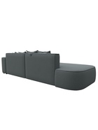 Диван угловой «Лига – 065», ППУ, механизм еврокнижка, угол правый, цвет серый  (артикул 10998839)  большой выбор товаров оптом и в розницу по низким ценам с доставкой