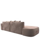 Диван угловой «Лига – 065», ППУ, механизм еврокнижка, угол правый, цвет бежевый  (артикул 10998841)  большой выбор товаров оптом и в розницу по низким ценам с доставкой