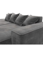 Диван угловой «Лига – 065», ППУ, механизм еврокнижка, угол правый, цвет серый  (артикул 10998842)  большой выбор товаров оптом и в розницу по низким ценам с доставкой