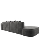 Диван угловой «Лига – 065», ППУ, механизм еврокнижка, угол правый, цвет серый  (артикул 10998842)  большой выбор товаров оптом и в розницу по низким ценам с доставкой