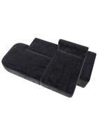 Диван угловой «Лига – 065», ППУ, механизм еврокнижка, угол правый, цвет темно-серый  (артикул 10998843)  большой выбор товаров оптом и в розницу по низким ценам с доставкой