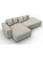 Диван угловой «Лига – 079», ППУ, механизм еврокнижка, угол левый, цвет бежевый  (артикул 10998844)  большой выбор товаров оптом и в розницу по низким ценам с доставкой