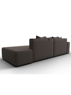 Диван угловой «Лига – 079», ППУ, механизм еврокнижка, угол левый, цвет коричневый  (артикул 10998845)  большой выбор товаров оптом и в розницу по низким ценам с доставкой