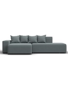 Диван угловой «Лига – 079», ППУ, механизм еврокнижка, угол левый, цвет серый  (артикул 10998846)  большой выбор товаров оптом и в розницу по низким ценам с доставкой