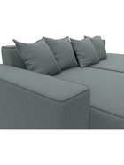 Диван угловой «Лига – 079», ППУ, механизм еврокнижка, угол левый, цвет серый  (артикул 10998846)  большой выбор товаров оптом и в розницу по низким ценам с доставкой