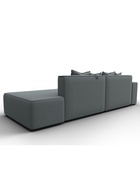 Диван угловой «Лига – 079», ППУ, механизм еврокнижка, угол левый, цвет серый  (артикул 10998846)  большой выбор товаров оптом и в розницу по низким ценам с доставкой