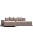 Диван угловой «Лига – 079», ППУ, механизм еврокнижка, угол левый, цвет бежевый  (артикул 10998847)  большой выбор товаров оптом и в розницу по низким ценам с доставкой