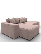 Диван угловой «Лига – 079», ППУ, механизм еврокнижка, угол левый, цвет бежевый  (артикул 10998847)  большой выбор товаров оптом и в розницу по низким ценам с доставкой