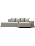 Диван угловой «Лига – 079», ППУ, механизм еврокнижка, угол правый, цвет бежевый  (артикул 10998851)  большой выбор товаров оптом и в розницу по низким ценам с доставкой