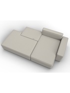 Диван угловой «Лига – 079», ППУ, механизм еврокнижка, угол правый, цвет бежевый  (артикул 10998851)  большой выбор товаров оптом и в розницу по низким ценам с доставкой