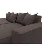 Диван угловой «Лига – 079», ППУ, механизм еврокнижка, угол правый, цвет коричневый  (артикул 10998852)  большой выбор товаров оптом и в розницу по низким ценам с доставкой