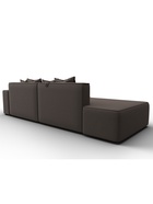 Диван угловой «Лига – 079», ППУ, механизм еврокнижка, угол правый, цвет коричневый  (артикул 10998852)  большой выбор товаров оптом и в розницу по низким ценам с доставкой