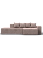 Диван угловой «Лига – 079», ППУ, механизм еврокнижка, угол правый, цвет бежевый  (артикул 10998854)  большой выбор товаров оптом и в розницу по низким ценам с доставкой