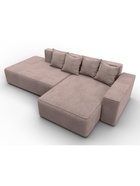 Диван угловой «Лига – 079», ППУ, механизм еврокнижка, угол правый, цвет бежевый  (артикул 10998854)  большой выбор товаров оптом и в розницу по низким ценам с доставкой