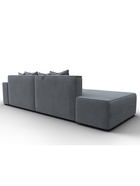 Диван угловой «Лига – 079», ППУ, механизм еврокнижка, угол правый, цвет серый  (артикул 10998855)  большой выбор товаров оптом и в розницу по низким ценам с доставкой