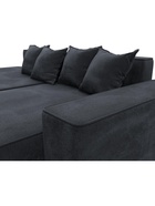 Диван угловой «Лига – 079», ППУ, механизм еврокнижка, угол правый, цвет темно-серый  (артикул 10998856)  большой выбор товаров оптом и в розницу по низким ценам с доставкой