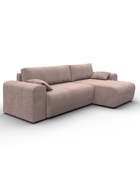 Диван угловой «Лига – 099», ППУ, механизм еврокнижка, угол универсальный, цвет бежевый  (артикул 10998857)  большой выбор товаров оптом и в розницу по низким ценам с доставкой