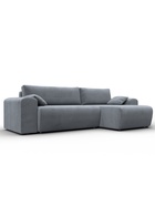 Диван угловой «Лига – 099», ППУ, механизм еврокнижка, угол универсальный, цвет серый  (артикул 10998858)  большой выбор товаров оптом и в розницу по низким ценам с доставкой