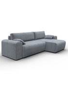 Диван угловой «Лига – 099», ППУ, механизм еврокнижка, угол универсальный, цвет серый  (артикул 10998858)  большой выбор товаров оптом и в розницу по низким ценам с доставкой