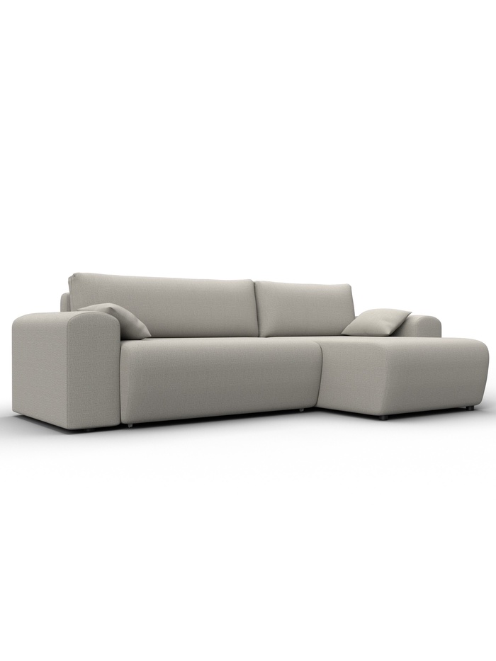 Диван угловой «Лига - 099», ППУ, механизм еврокнижка, угол универсальный, цвет бежевый - Фото 1