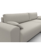 Диван угловой «Лига – 099», ППУ, механизм еврокнижка, угол универсальный, цвет бежевый  (артикул 10998862)  большой выбор товаров оптом и в розницу по низким ценам с доставкой