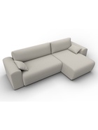 Диван угловой «Лига – 099», ППУ, механизм еврокнижка, угол универсальный, цвет бежевый  (артикул 10998862)  большой выбор товаров оптом и в розницу по низким ценам с доставкой