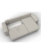 Диван угловой «Лига – 099», ППУ, механизм еврокнижка, угол универсальный, цвет бежевый  (артикул 10998862)  большой выбор товаров оптом и в розницу по низким ценам с доставкой