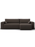 Диван угловой «Лига – 099», ППУ, механизм еврокнижка, угол универсальный, цвет коричневый  (артикул 10998863)  большой выбор товаров оптом и в розницу по низким ценам с доставкой