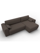Диван угловой «Лига – 099», ППУ, механизм еврокнижка, угол универсальный, цвет коричневый  (артикул 10998863)  большой выбор товаров оптом и в розницу по низким ценам с доставкой
