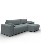 Диван угловой «Лига – 099», ППУ, механизм еврокнижка, угол универсальный, цвет серый  (артикул 10998864)  большой выбор товаров оптом и в розницу по низким ценам с доставкой