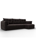 Диван угловой «Лига – 100», НПБ, механизм еврокнижка, угол универсальный, цвет коричневый  (артикул 10998868)  большой выбор товаров оптом и в розницу по низким ценам с доставкой