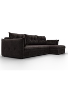 Диван угловой «Лига – 100», НПБ, механизм еврокнижка, угол универсальный, цвет коричневый  (артикул 10998868)  большой выбор товаров оптом и в розницу по низким ценам с доставкой