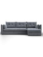 Диван угловой «Лига – 100», НПБ, механизм еврокнижка, угол универсальный, цвет серый  (артикул 10998871)  большой выбор товаров оптом и в розницу по низким ценам с доставкой