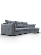 Диван угловой «Лига – 100», НПБ, механизм еврокнижка, угол универсальный, цвет серый  (артикул 10998871)  большой выбор товаров оптом и в розницу по низким ценам с доставкой